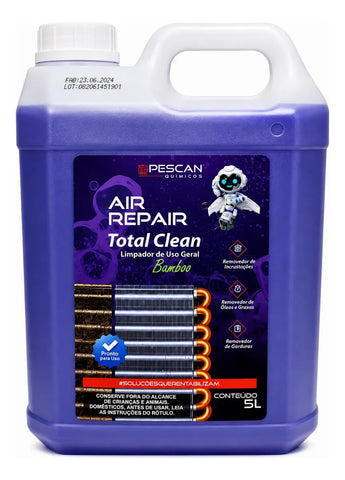 Air repair total Clean limpador uso geral 5L - limpeza serpentina de sistema - Bamboo