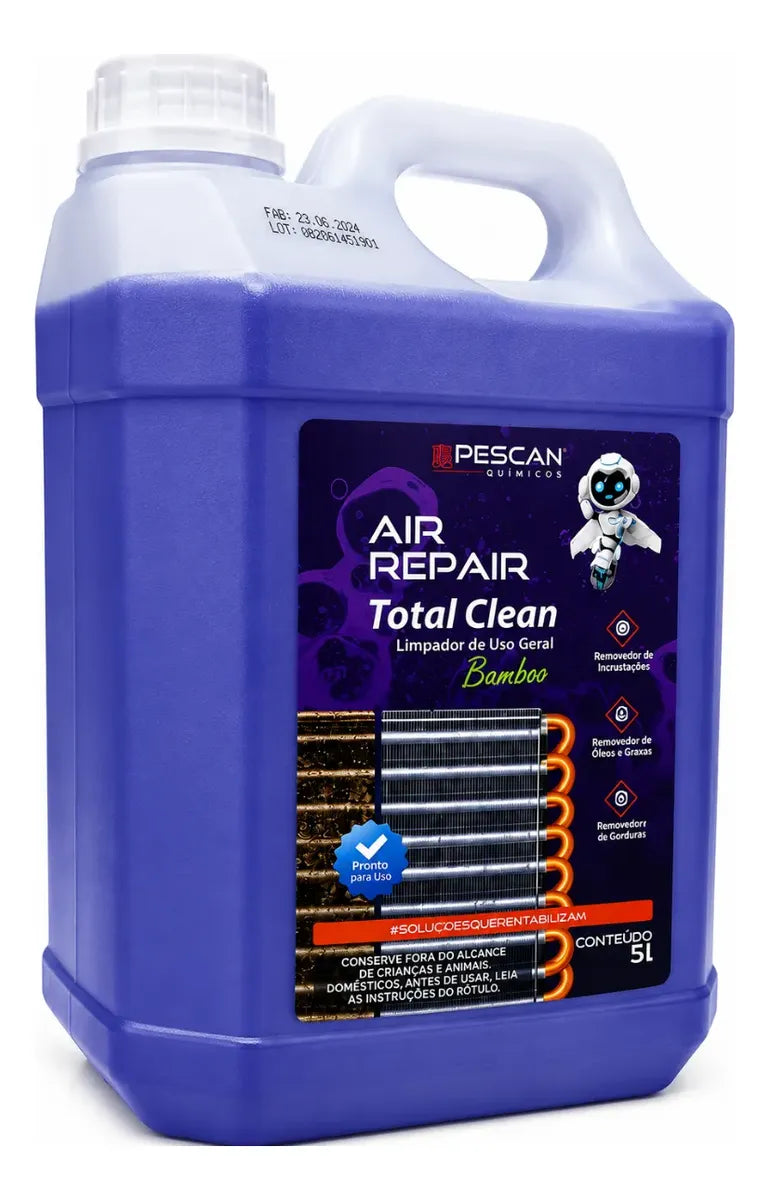 Air repair total Clean limpador uso geral 5L - limpeza serpentina de sistema - Bamboo