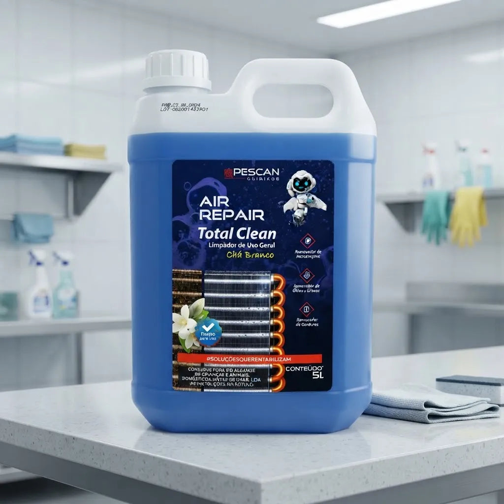 Air repair total Clean limpador uso geral 5L - limpeza serpentina de sistema - Chá branco